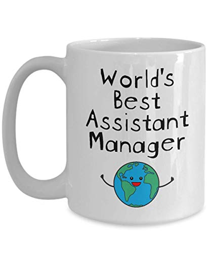 World s Best Assistant Manager Funny Gifts for | Ceramic Coffee Mug | 11 OZ