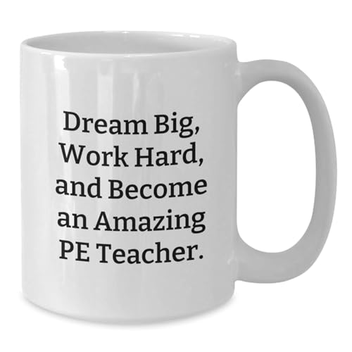 Funny PE Teacher Graduation Gifts from Funny | Ceramic Coffee Mug | 11 OZ