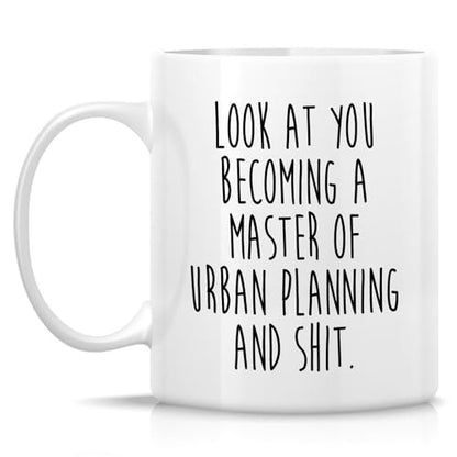 Funny Graduation Master of Urban Planning | Ceramic Coffee Mug | 11 OZ