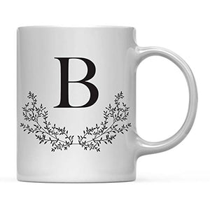 Gift Vintage Boho Leaves Botanical Funny | Ceramic Coffee Mug | 11 OZ