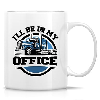 Funny Truck Driver Gift Trucker Office Sarcasm | Ceramic Coffee Mug | 11 OZ
