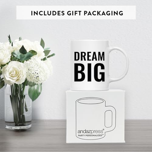 Motivational Gift Dream Big 1-Pack | Ceramic Coffee Mug | 11 OZ