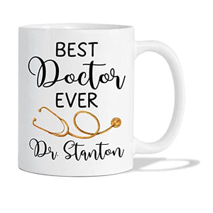 Best Doctor Ever Personalized With Name | Customised Coffee Mug | 11 OZ