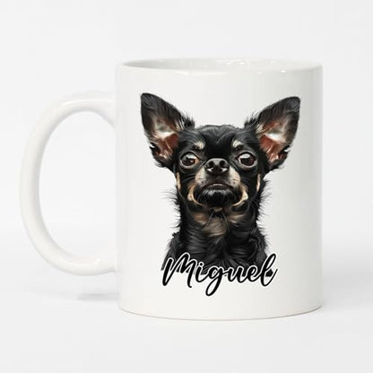 Unique Chihuahua Customized Name | Customised Coffee Mug | 11 OZ