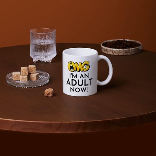 I m An Adult Now Funny Adulting for Graduation | Ceramic Coffee Mug | 11 OZ