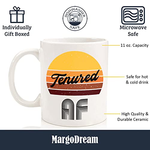 MargoDream Professor Tenure Gift Appreciation | Ceramic Coffee Mug | 11 OZ