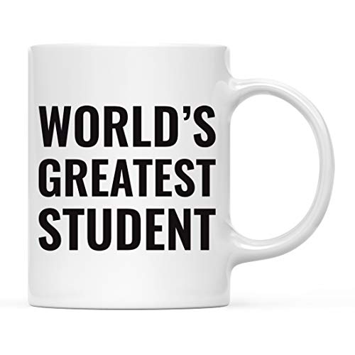 Gift for Men or Women World s Greatest Student | Ceramic Coffee Mug | 11 OZ