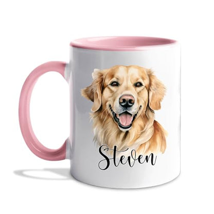 Personalized Golden Retriever Accent | Customised Coffee Mug | 11 OZ
