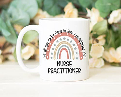 NP Nurse Practitioner Graduation Gift Gifts | Ceramic Coffee Mug | 11 OZ