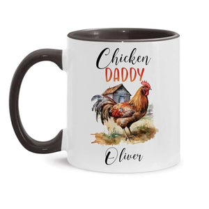 Customized Chicken Daddy Accent With Name | Customised Coffee Mug | 11 OZ
