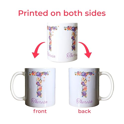 Custom Personalized with Initial Letter | Customised Coffee Mug | 11 OZ