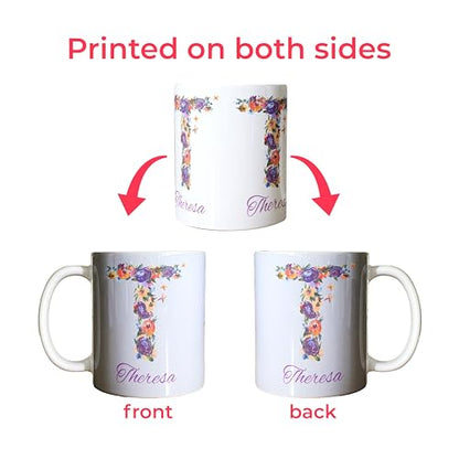 Custom Personalized with Initial Letter | Customised Coffee Mug | 11 OZ