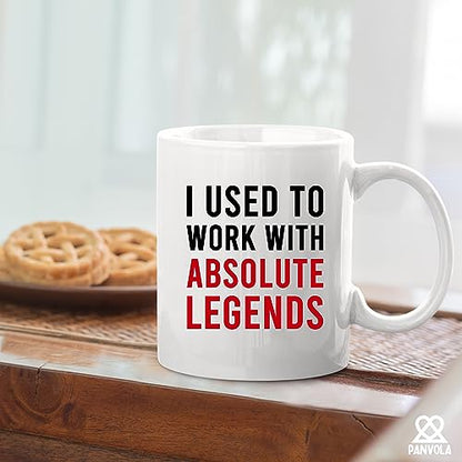 I Used To Work With Absolute Legend Funny | Ceramic Coffee Mug | 11 OZ