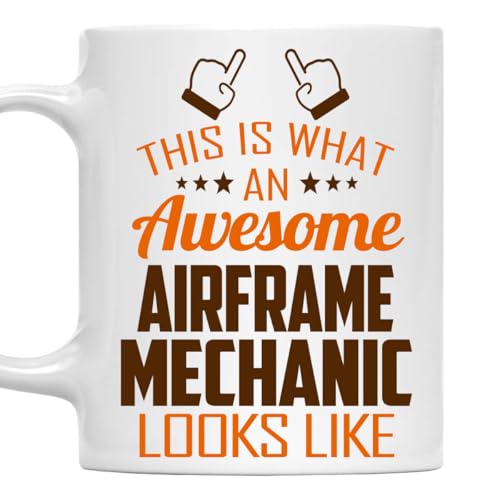 Awesome Airframe Mechanic This Is What an | Ceramic Coffee Mug | 11 OZ