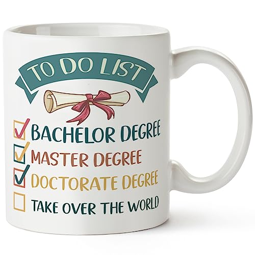 PhD Doctor Graduation Gifts Doctorate Degree | Ceramic Coffee Mug | 11 OZ