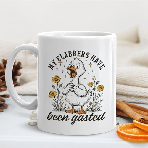 Sarcastic Goose Floral Funny Snarky My | Ceramic Coffee Mug | 11 OZ