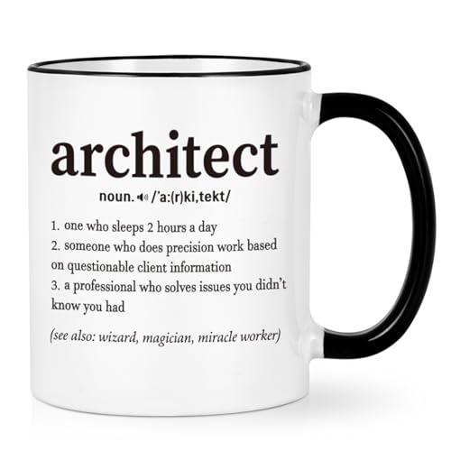 Architecture Gifts Christmas for Architects | Ceramic Coffee Mug | 11 OZ