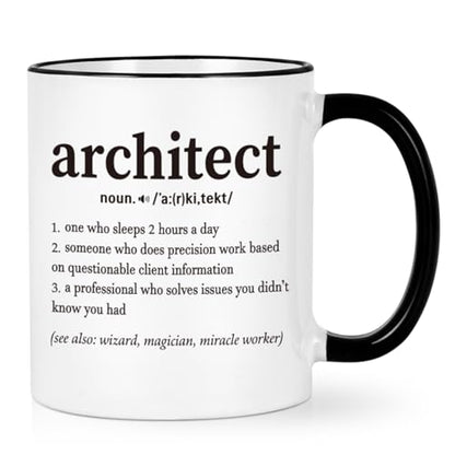 Architecture Gifts Christmas for Architects | Ceramic Coffee Mug | 11 OZ