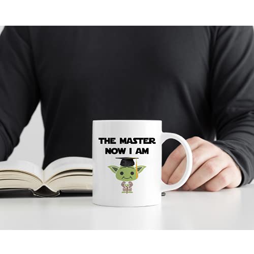 Suchmugs Masters Degree The Master Now I Funny | Ceramic Coffee Mug | 11 OZ