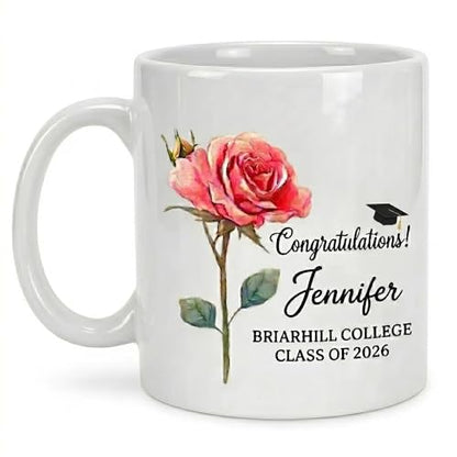 Hyturtle Personalized Graduation Gift Funny | Customised Coffee Mug | 11 OZ