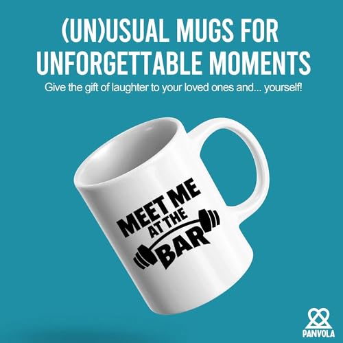 Meet Me At The Bar Weightlifting Gift | Ceramic Coffee Mug | 11 OZ