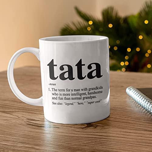 Tata Definition Defined Funny Birthday Gift | Ceramic Coffee Mug | 11 OZ