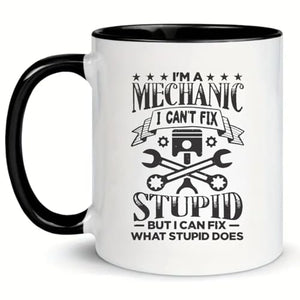 MissDaisy-Funny Mechanic Witty Garage Decor | Ceramic Coffee Mug | 11 OZ