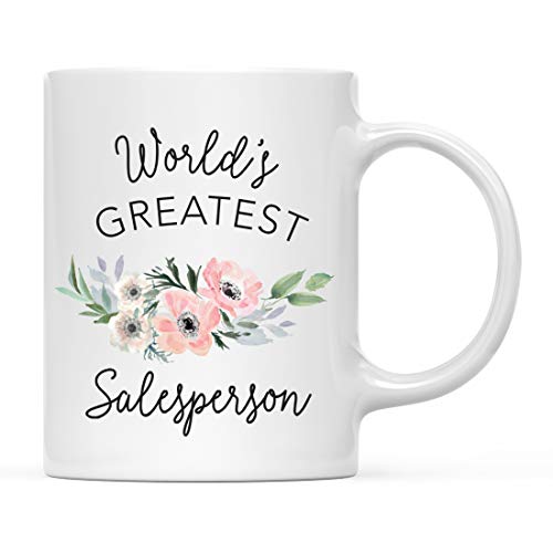 Gift for Women World s Greatest Salesperson | Ceramic Coffee Mug | 11 OZ