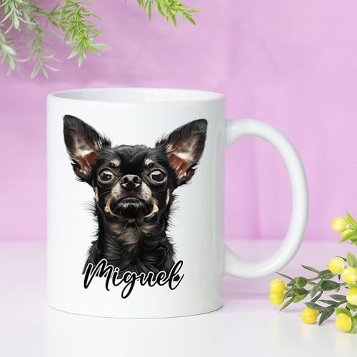 Unique Chihuahua Customized Name | Customised Coffee Mug | 11 OZ