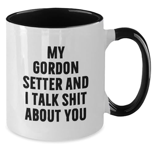 Gordon Setter Dog Gifts Funny Quote Doctorate | Ceramic Coffee Mug | 11 OZ