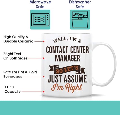 Graduation Gift Well I m Contact Center | Ceramic Coffee Mug | 11 OZ