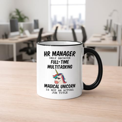 Human Resources Gifts HR Manager Because | Ceramic Coffee Mug | 11 OZ
