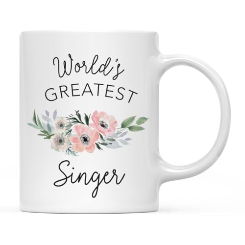 Gift for Women World s Greatest Singer | Ceramic Coffee Mug | 11 OZ