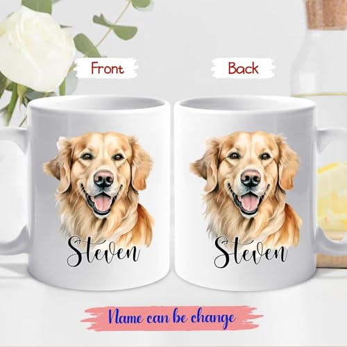 Personalized Golden Retriever Accent | Customised Coffee Mug | 11 OZ