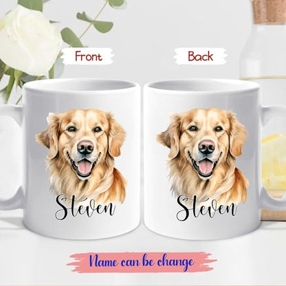 Personalized Golden Retriever Accent | Customised Coffee Mug | 11 OZ