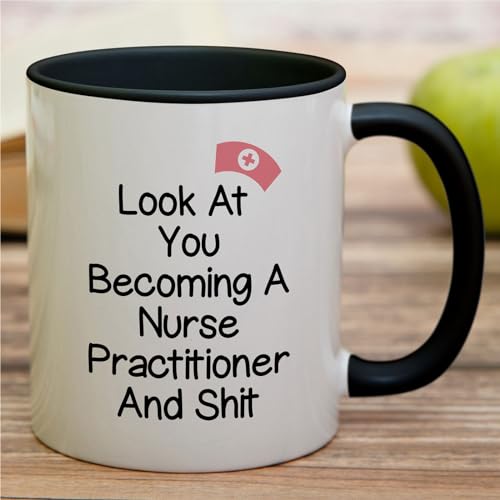 Funny Look at You Becoming a Nurse Funny | Ceramic Coffee Mug | 11 OZ