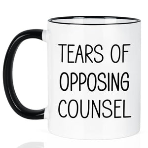 Maustic Lawyer Gifts for Men Women Tears of | Ceramic Coffee Mug | 11 OZ
