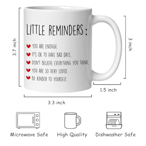 Little Reminders Inspirational Positive | Ceramic Coffee Mug | 11 OZ