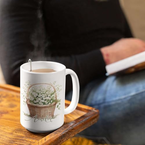 Customized Baby s Breath Personalized Name | Customised Coffee Mug | 11 OZ