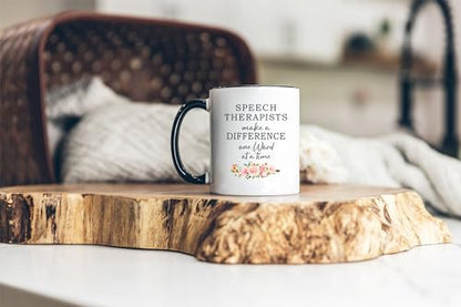 Therapists Make A Difference One Word At Time | Ceramic Coffee Mug | 11 OZ