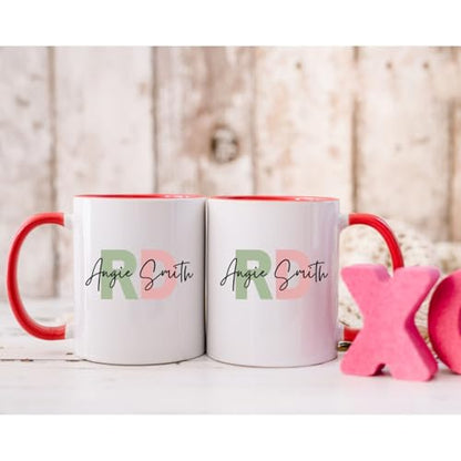 Registered Dietitian Gift RD Personalized | Customised Coffee Mug | 11 OZ
