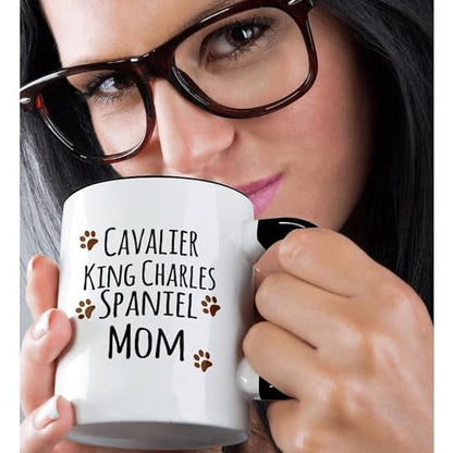 Cavalier King Charles Spaniel Dog Mom | Ceramic Coffee Mug | 11 OZ