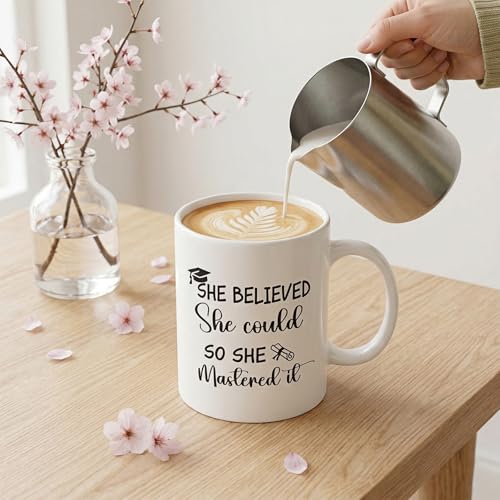 She Believed Could So Mastered It Masters | Ceramic Coffee Mug | 11 OZ