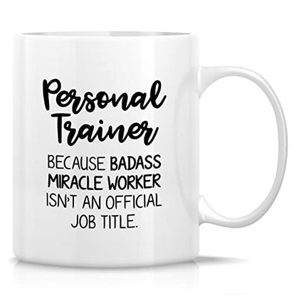 Funny Personal Trainer World s Best Fitness | Ceramic Coffee Mug | 11 OZ