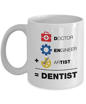 A Doctor An Engineer Artist Is Equal To | Ceramic Coffee Mug | 11 OZ