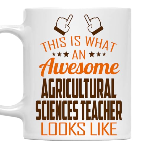Awesome Agricultural Sciences Teacher This Is | Ceramic Coffee Mug | 11 OZ