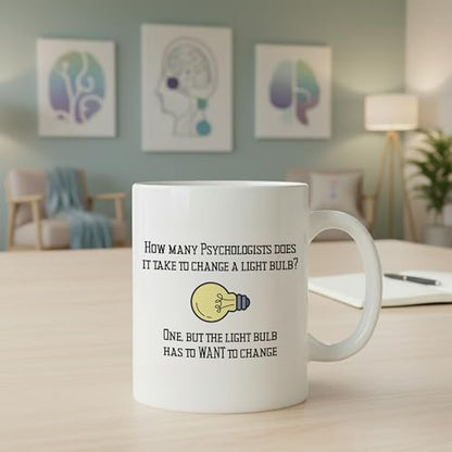Psychology Gifts Psychologist Funny | Ceramic Coffee Mug | 11 OZ