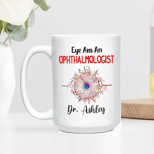 Personalized Name Ophthalmologist Gift For | Customised Coffee Mug | 11 OZ