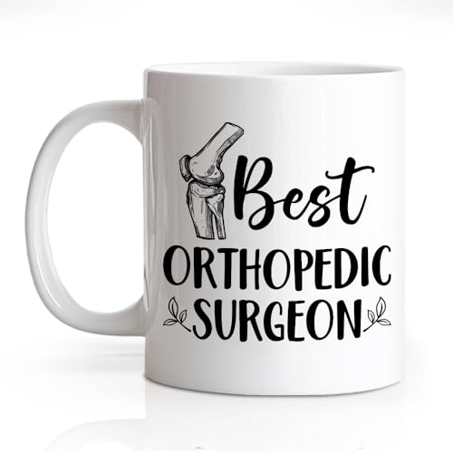 DYJYBMY Best Orthopedic Doctor Funny | Ceramic Coffee Mug | 11 OZ