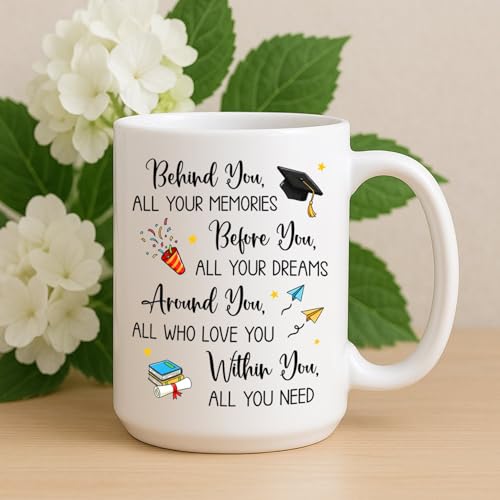 Behind You All Your Memories Before Dreams | Customised Coffee Mug | 11 OZ